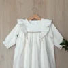 Rochie din in prespălat Ivoire